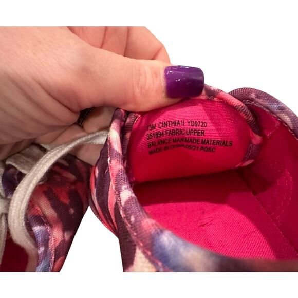 Girls' pink tie dyed sneakers - Picture 11 of 11